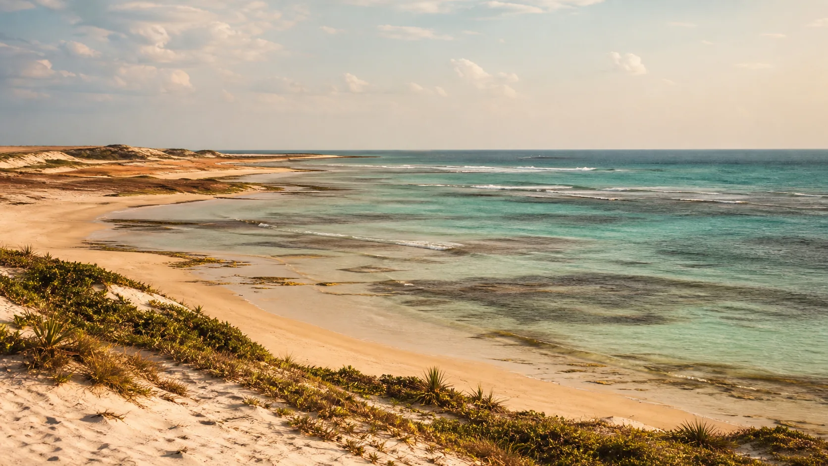Panorama editorial inspirado na costa Nordeste do Brasil